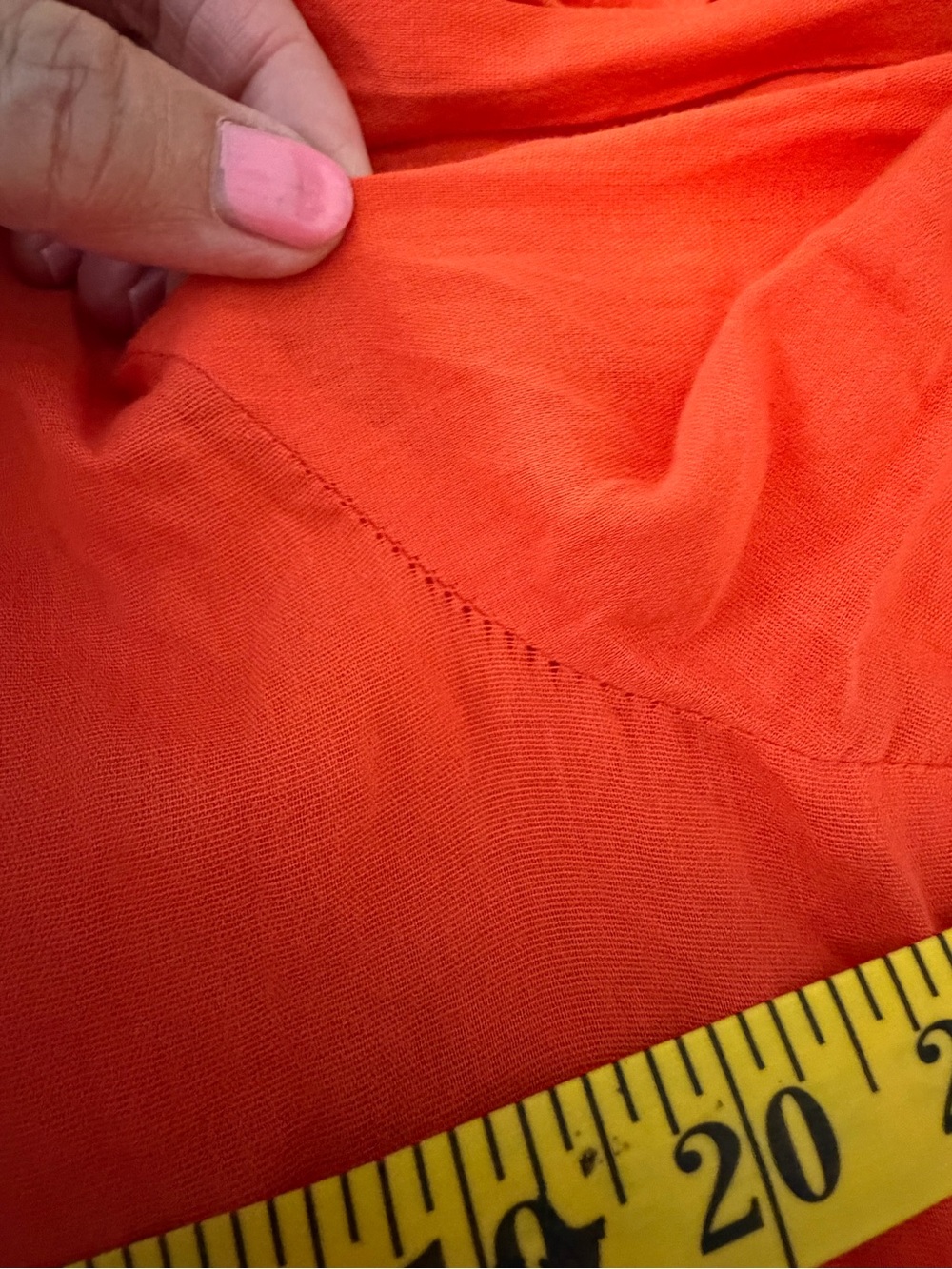 Red Ruffle Front Button-Down Tunic Dress - Picture 6 of 15